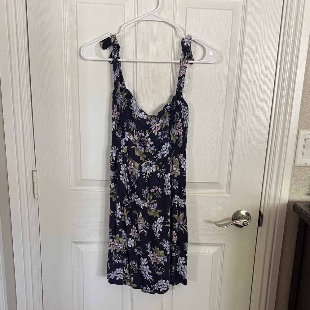 American Eagle Outfitters Navy Floral Mini Dress